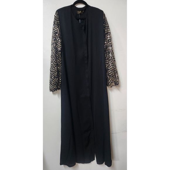 Black Abaya size 16 - Picture 3 of 12